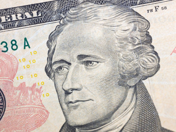 istock Alexander Hamilton on ten dollar banknote 172387204