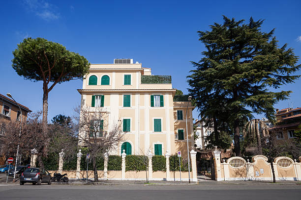 Entrance of an old house in Rome
