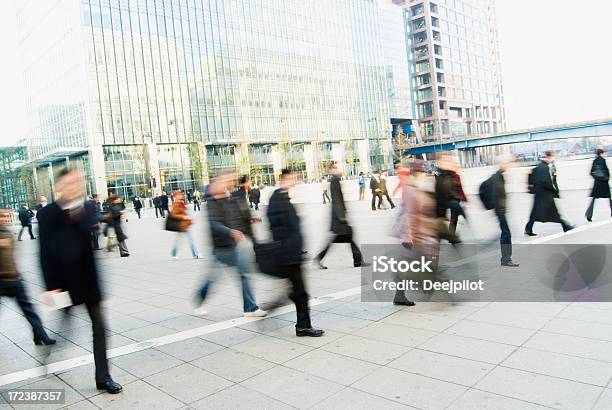 Commuters Stock Photo - Download Image Now - Blurred Motion, Business, Business Person