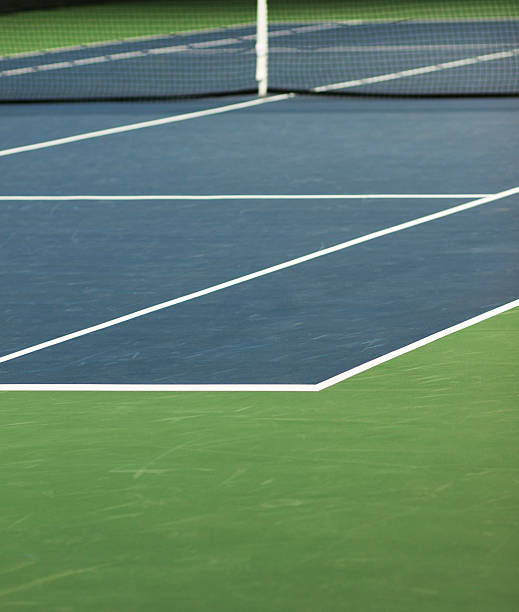 ハードテニスコート - tennis court action toughness ストックフォトと画像