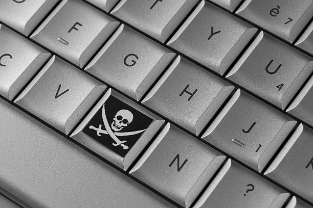 istock A keyboard icon for piracy beside letter v and n 172387884