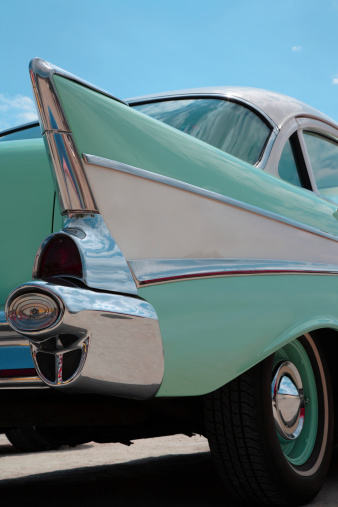 tail fin of a classic Chevrolet Bel AirClick here to view more related images: