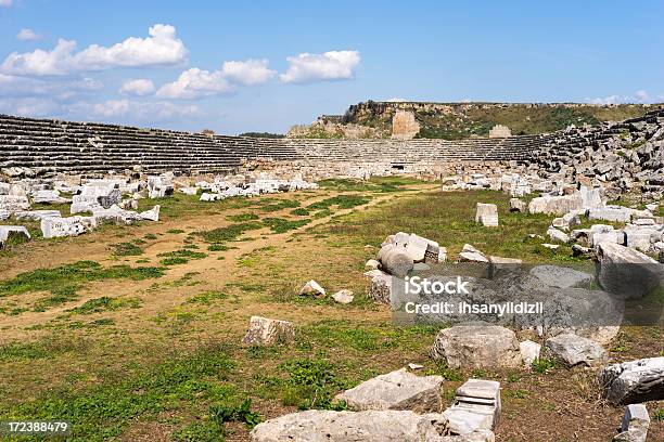 Roman Stadium In Perge Stockfoto und mehr Bilder von Anatolien - Anatolien, Antalya, Architektur