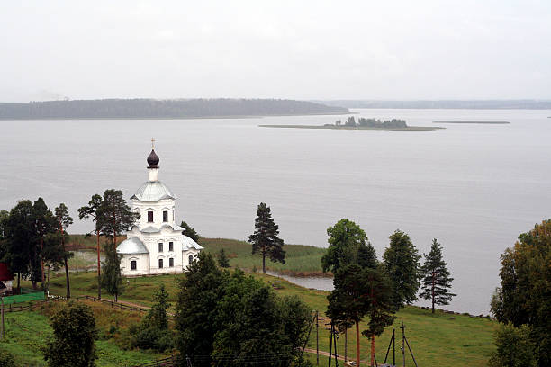 古いロシア正教会寺院 ストックフォト