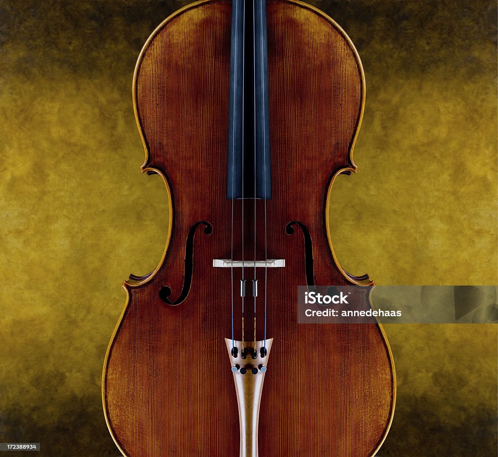 Porträt von einem cello - Lizenzfrei Antiquität Stock-Foto