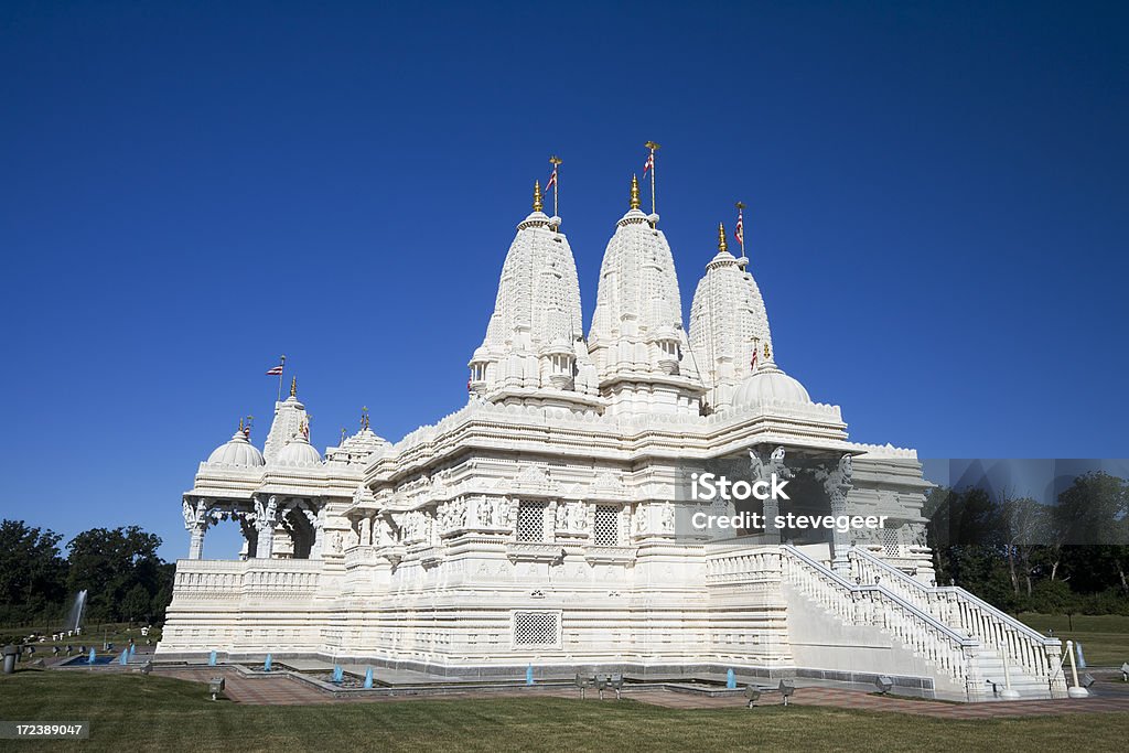 Swami Temple w Bartlett - Zbiór zdjęć royalty-free (Architektura)