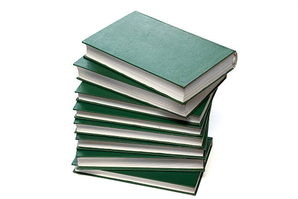 istock Bunch of green books 172389305