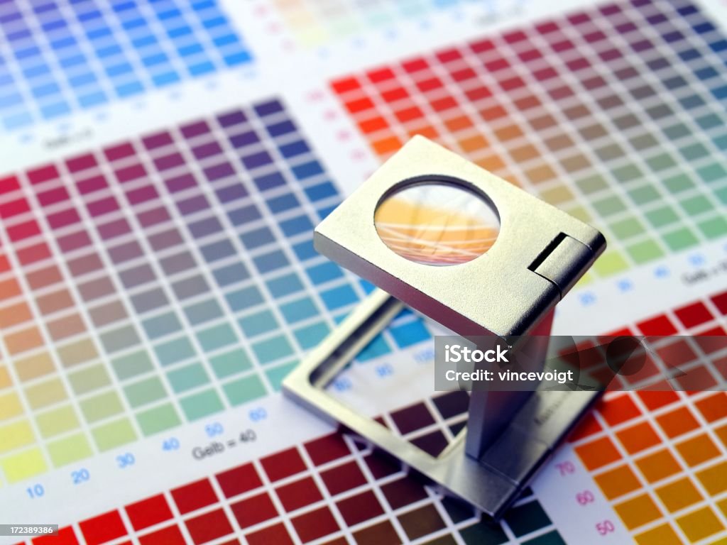 Cores de aumento - Foto de stock de Impressora - Maquinaria de fábrica royalty-free