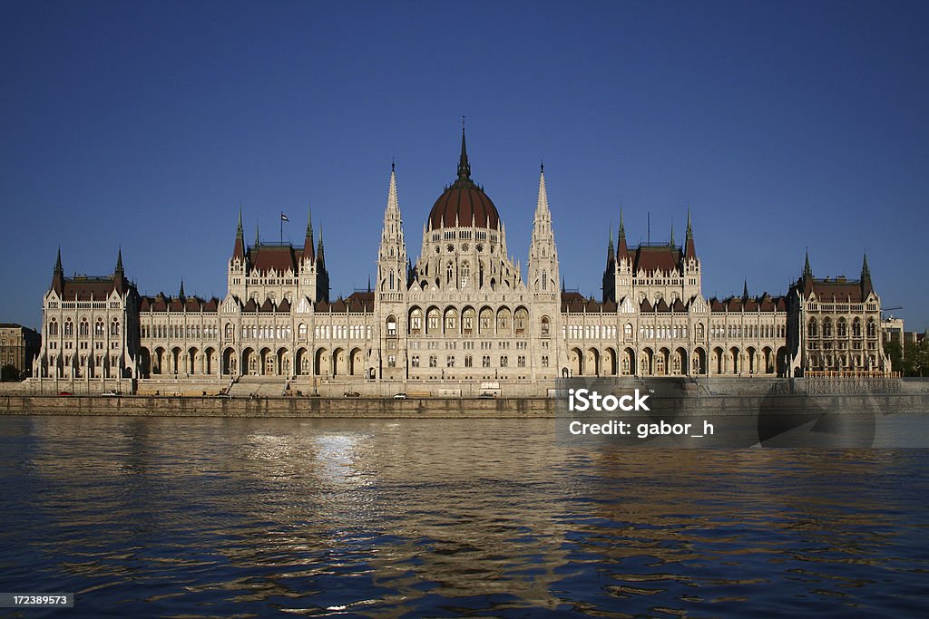 Das Parlament in budapest - Lizenzfrei Anhöhe Stock-Foto
