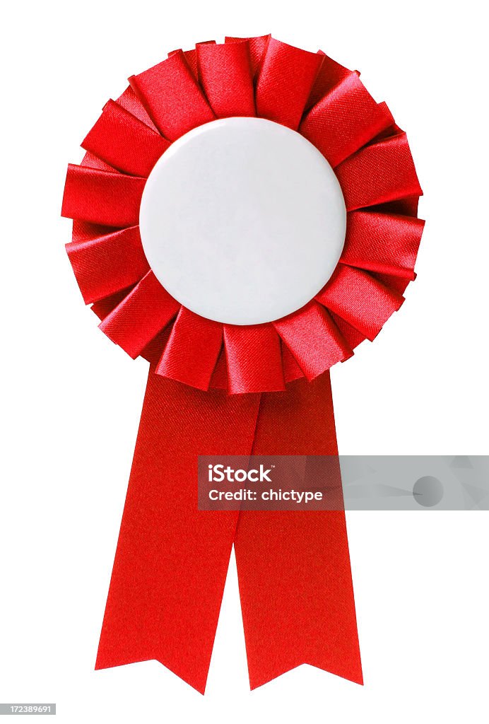 Red Schleife - Lizenzfrei Rosette Stock-Foto