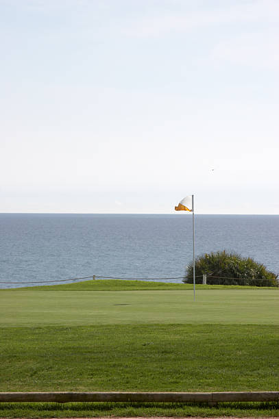 istock Golf green overlooking the sea 172389711