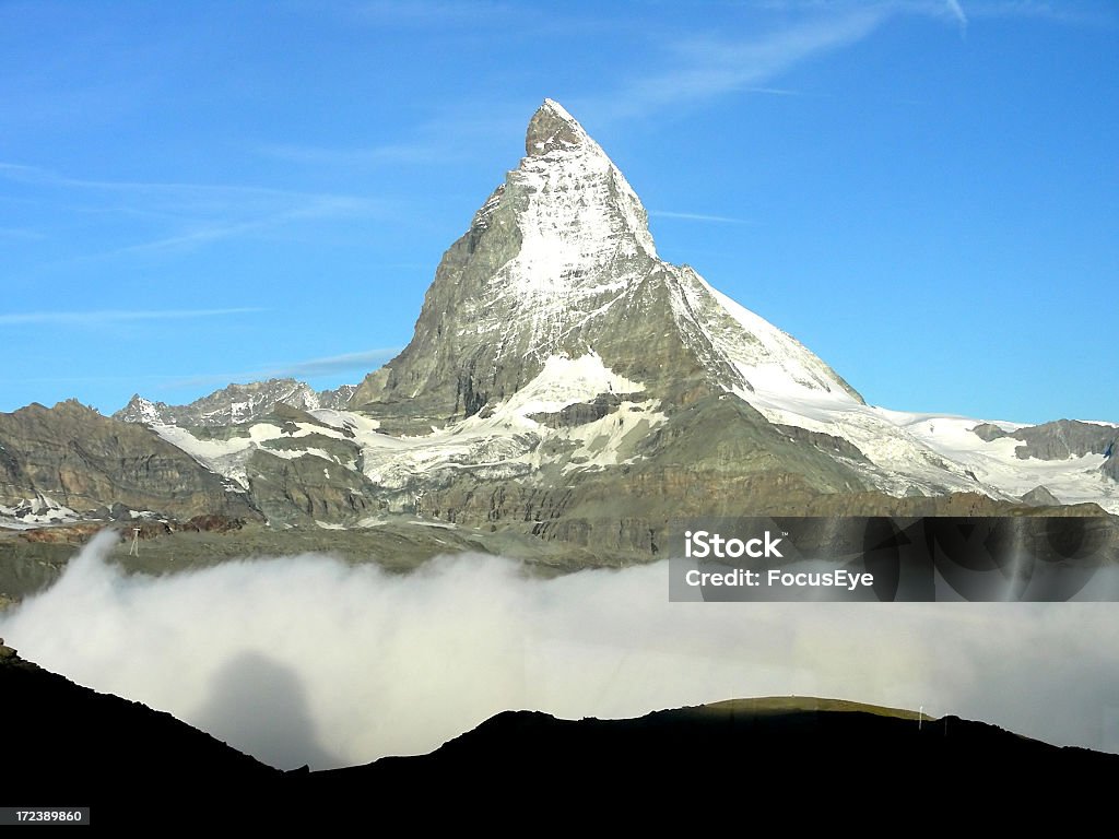 Matterhorn The famous Matterhorn in the swiss alps. Awe Stock Photo