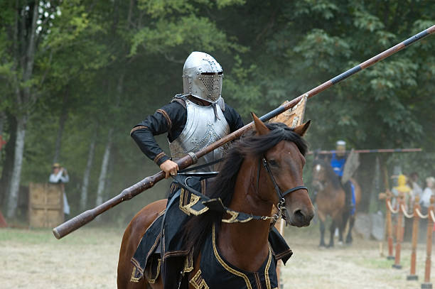 istock Medieval Knight - Jousting Tournament 172389880