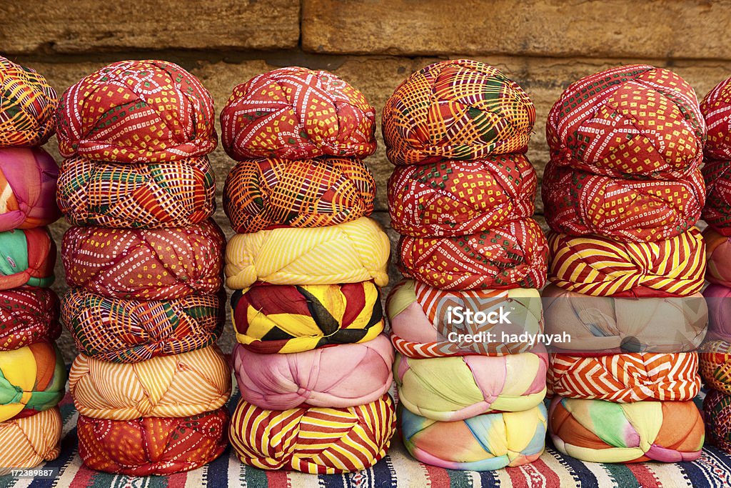 Turbante colorido na Índia - Foto de stock de Doutrina dos Siques royalty-free