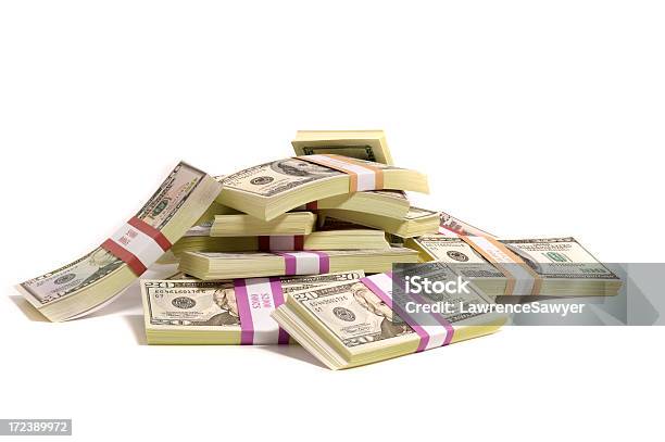 Sterty American Gotówki - zdjęcia stockowe i więcej obrazów Banknot USA - Banknot USA, Sterta - Aranżacja, Banknot