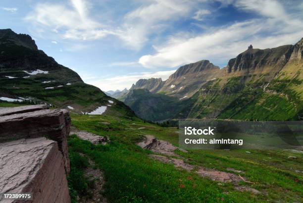 Logan Pass Paesaggio - Fotografie stock e altre immagini di Ambientazione esterna - Ambientazione esterna, Composizione orizzontale, Erba