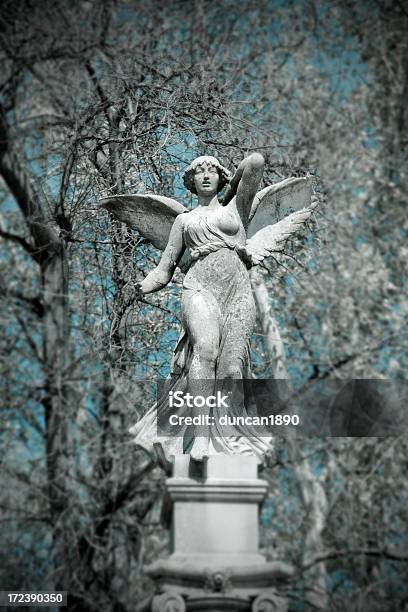 Winter Angel Stockfoto und mehr Bilder von Engel - Engel, Statue, Antiker Gegenstand