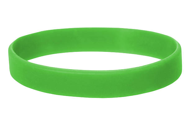 Green Wristband stock photo