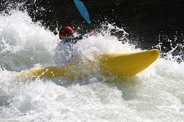 real - kayaking white water atlanta river nature foto e immagini stock