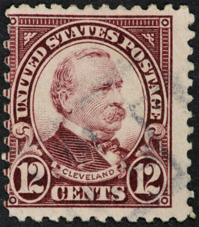 1922 stamp with Grover Cleveland.