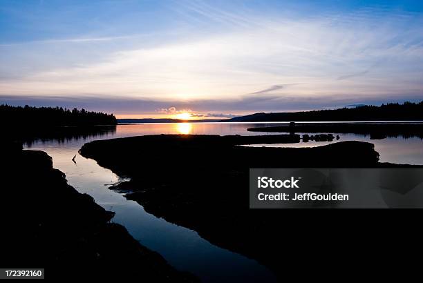 フード運河に沈む夕日 - アメリカ合衆国のストックフォトや画像を多数ご用意 - アメリカ合衆国, アメリカ太平洋岸北西部, カラー画像