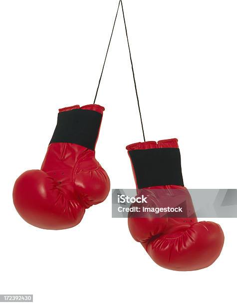 Red Boxing Gloves Stock Photo - Download Image Now - Aggression, Black Color, Boxing Glove