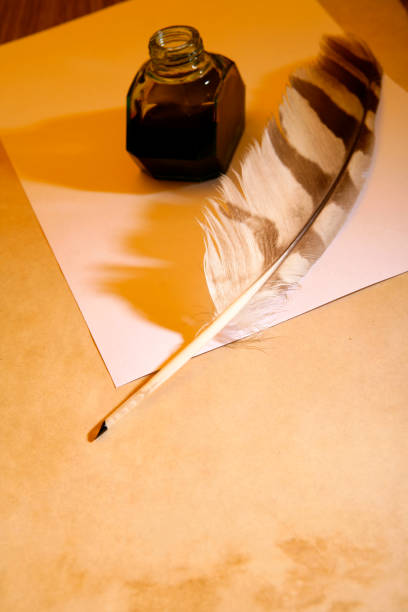 istock Quill pen and inkwell 172392837