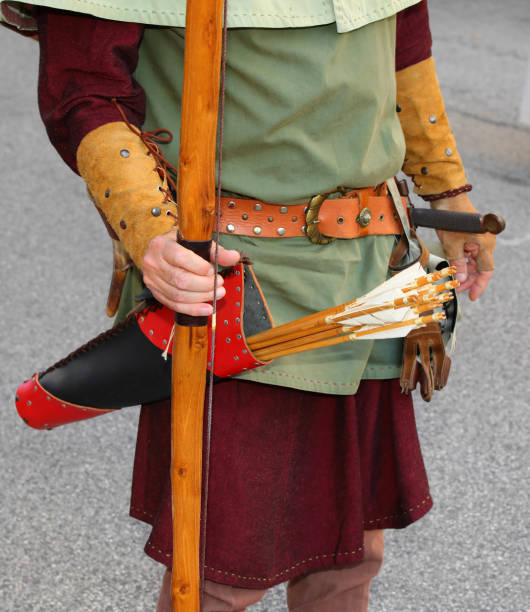 istock archer with leather arrow holder and  medieval clothes during historical reenactment 1723934470