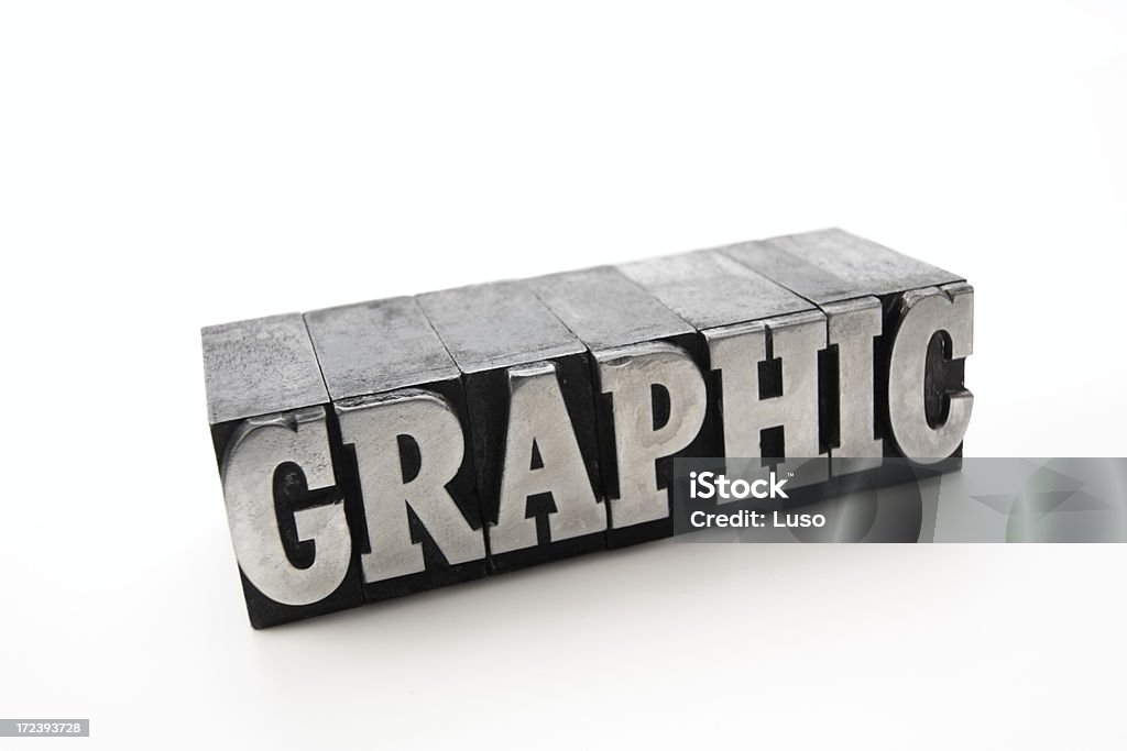 El procesador gráfico de bloques de impresión - Foto de stock de Arte libre de derechos