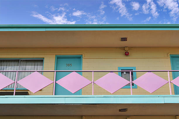 Detail from very cool motel in the vintage Old District of Las Vegas.