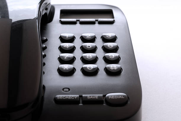 Telephone touch pad stock photo