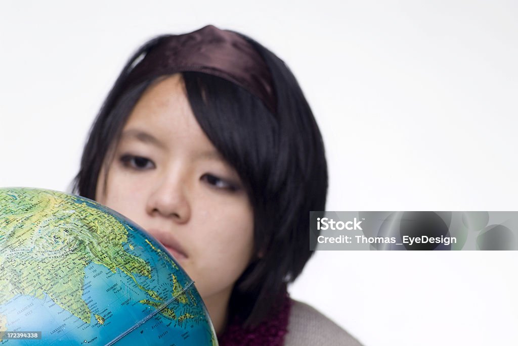 Série de globe - Photo de Adolescent libre de droits