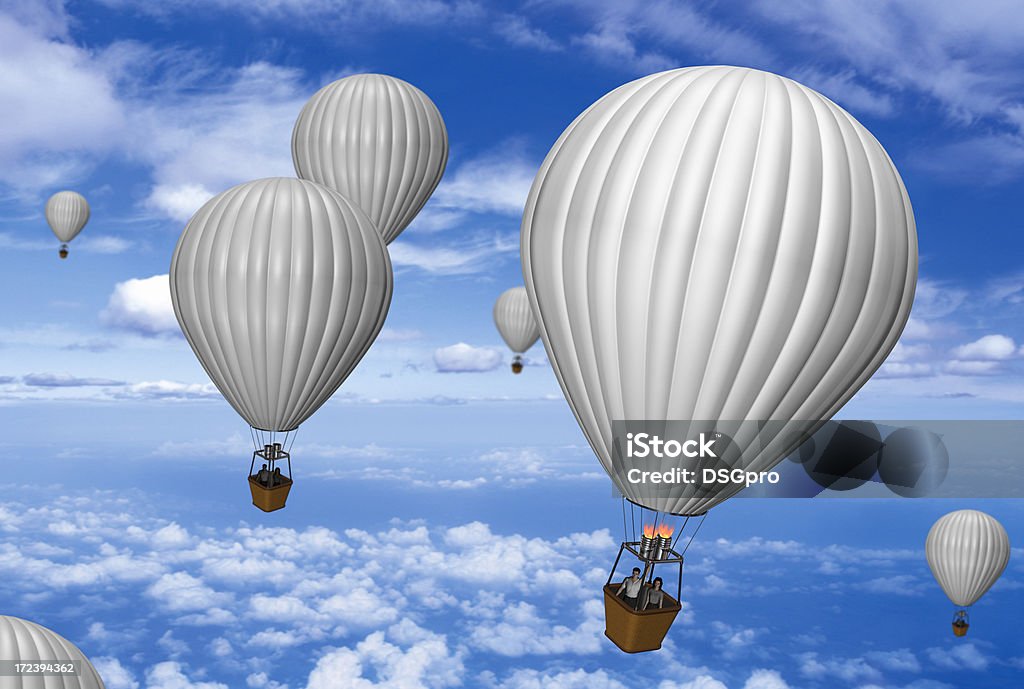 Powietrze Balony - Zbiór zdjęć royalty-free (Balon na ogrzane powietrze)