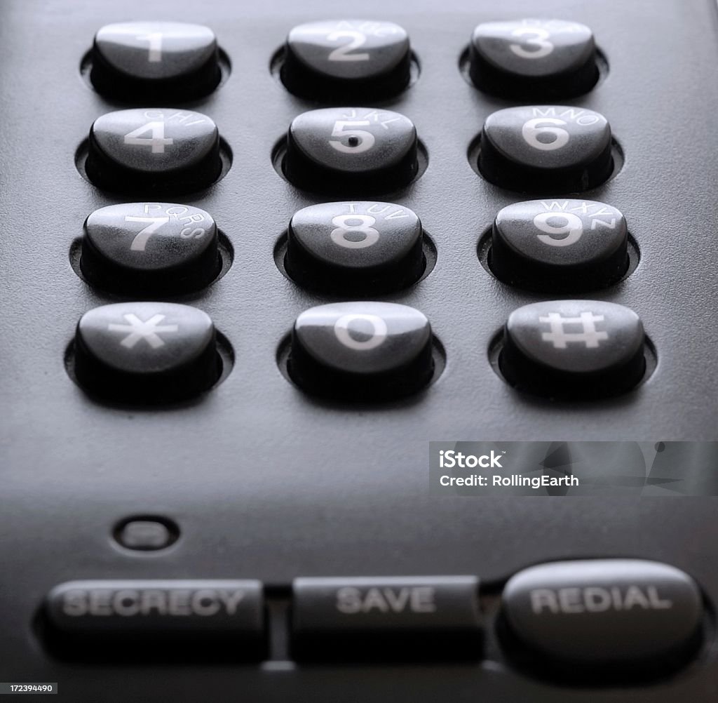 Teclado de Telefone - Royalty-free Auscultador de Telefone Foto de stock