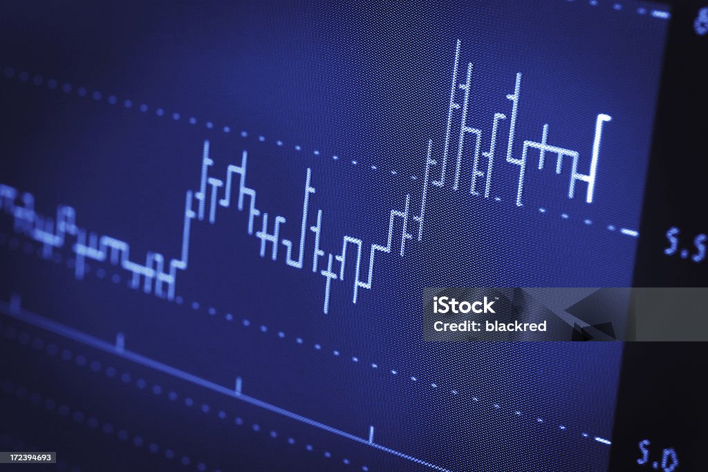 Bull Market Stock chart on monitor. Going up and up!Similar images - Stock Market and Exchange Stock Photo