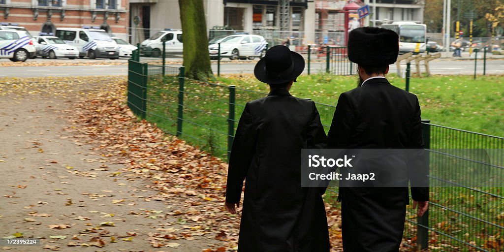 Jewish casal - Foto de stock de Cidade de Antuérpia - Bélgica royalty-free