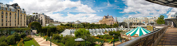 A panoramic view of the center of Paris in Les Halles quarterSee all my