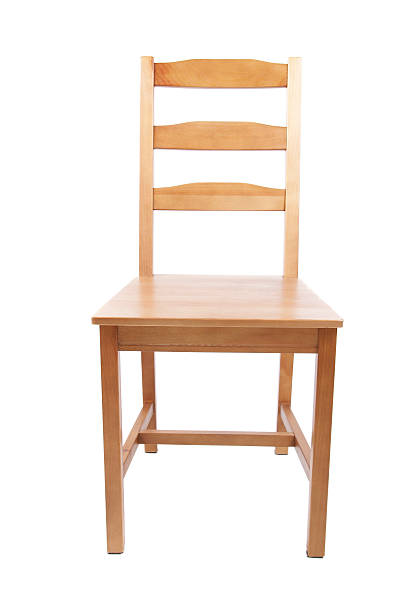 istock Wood Chair on white background. 172396218