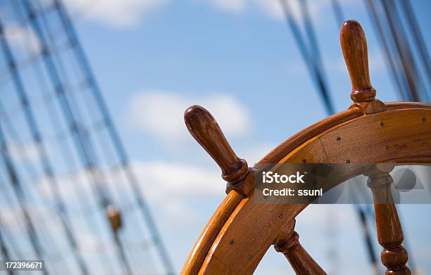 Ahoy Stockfoto und mehr Bilder von Segelschiff - Segelschiff, Wasserfahrzeug, Lenkrad