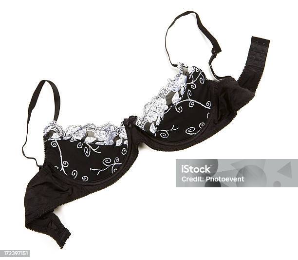 Reggiseno Nero - Fotografie stock e altre immagini di Colore nero - Colore nero, Composizione orizzontale, Fotografia - Immagine