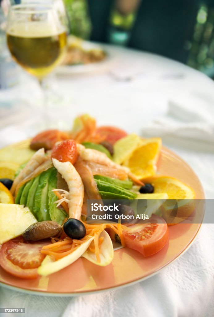 Tropische-Salat - Lizenzfrei Erdbeere Stock-Foto