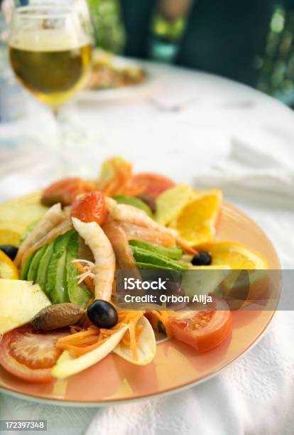Tropischesalat Stockfoto und mehr Bilder von Erdbeere - Erdbeere, Essen am Tisch, Fotografie