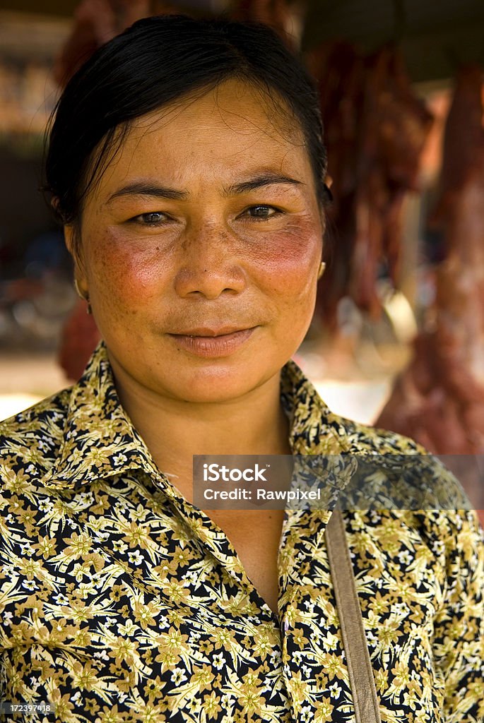 Camboyano Retrato de - Foto de stock de Adulto libre de derechos