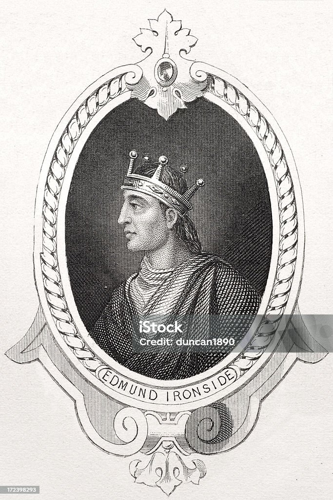 Edmund Ironside - Lizenzfrei König - Königliche Persönlichkeit Stock-Illustration