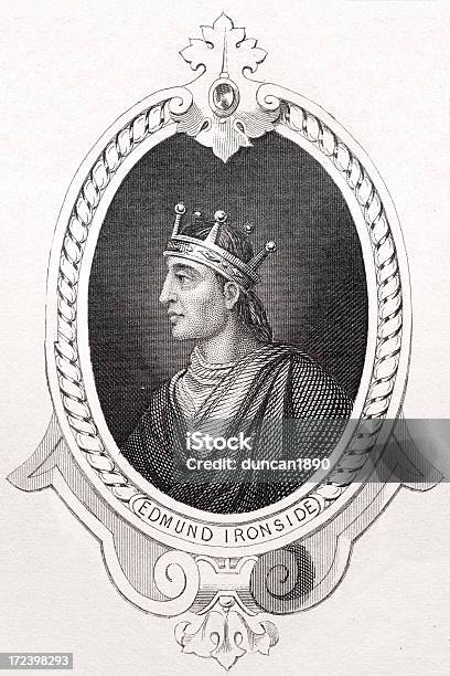 Edmund Ironside Stock Vektor Art und mehr Bilder von König - Königliche Persönlichkeit - König - Königliche Persönlichkeit, Roundhead, Eine Person