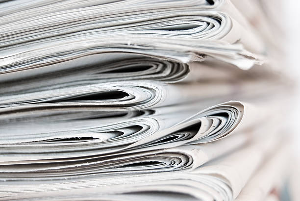 Newpapers Pile of newspapers narrow focus end view newpapers stock pictures, royalty-free photos & images