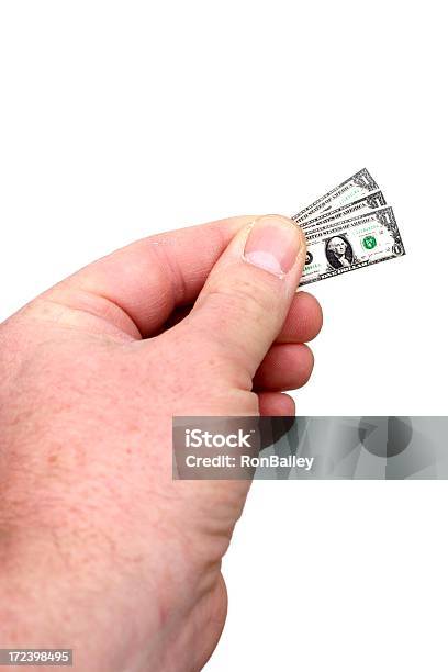 Tres Pequeños Dólares Foto de stock y más banco de imágenes de Billete de banco - Billete de banco, Billete de dólar estadounidense, Billete de un dólar estadounidense