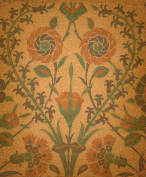 istock Old Paper With Turkish Islamic Design 172398527