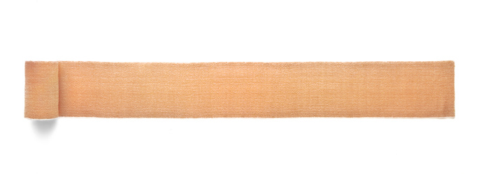 Blank bandage on white background with space for copy.Please see more of my