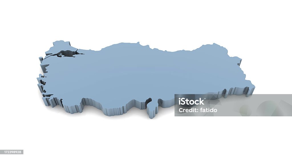 Mapa de Turquía - Foto de stock de Turquía libre de derechos